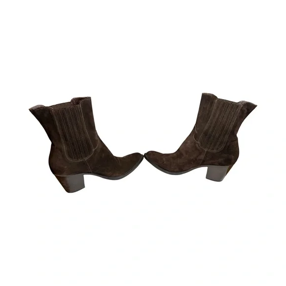 Donna Piu Suede Western Boots Made in Italy Size 41 (US 10.5–11) - Picture 6 of 9